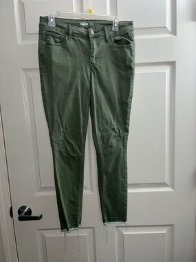Old Navy Olive Green Rockstar Skinny Jeans